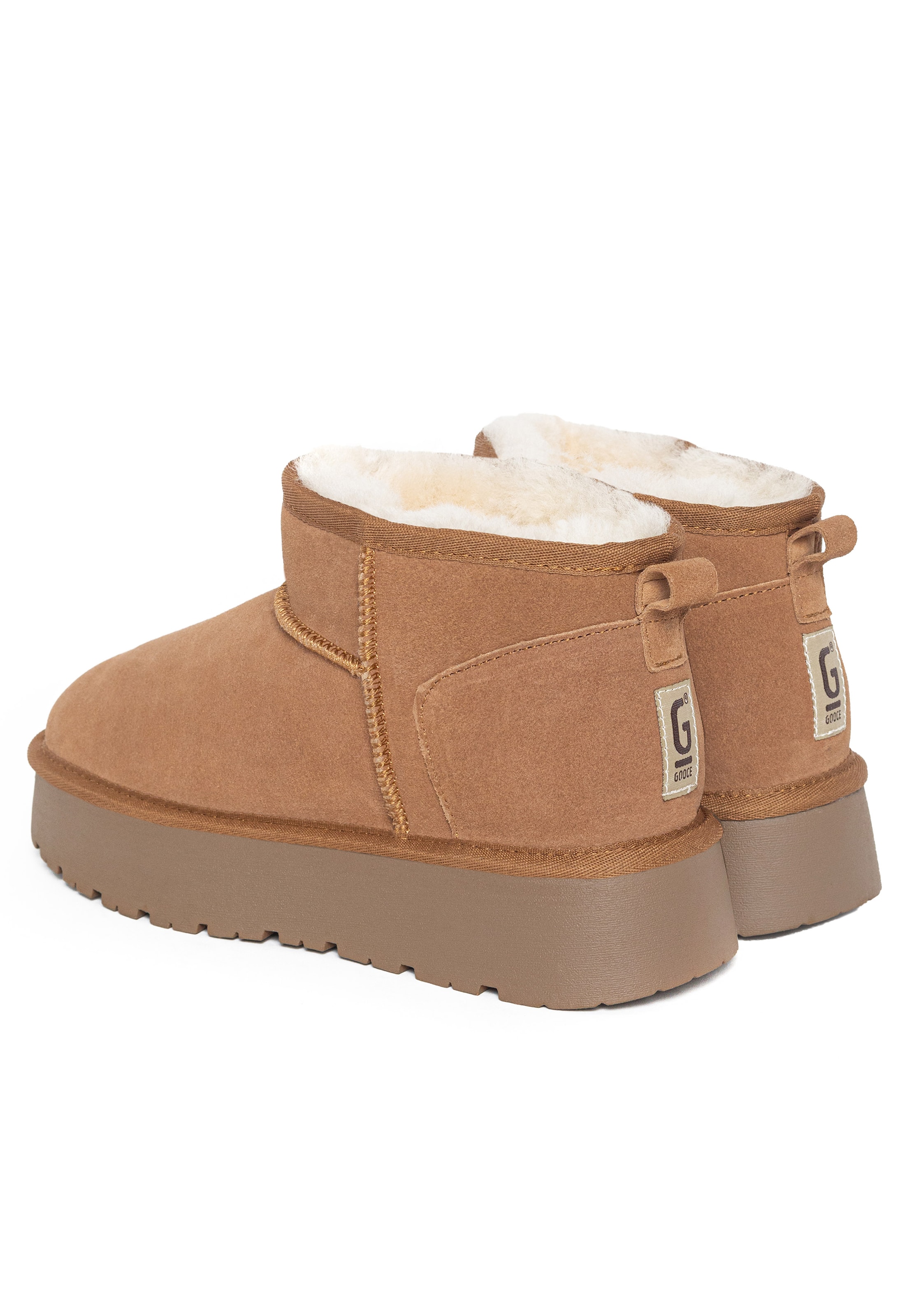 Cizme glezne de la Gooce pe maro