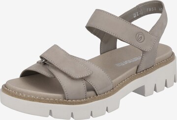 REMONTE Sandals in Beige: front