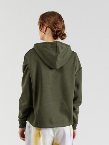 PIECES Sweatshirt 'PCChilli' in Green