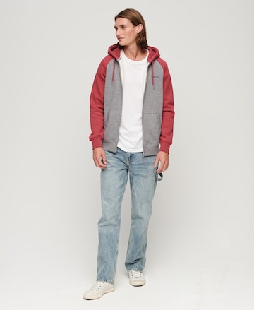 Veste de survêtement 'Essential' Superdry en gris