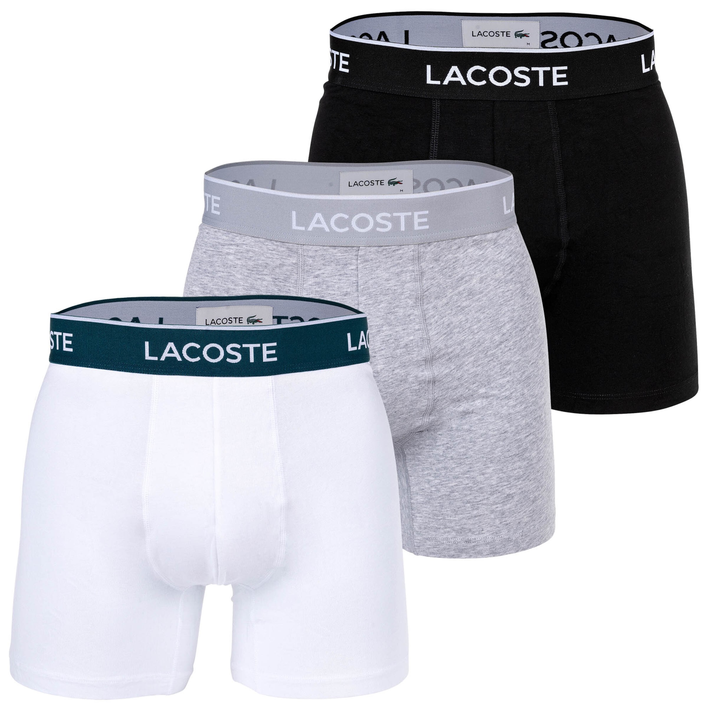 LACOSTE - Boxers em cinzento: frente