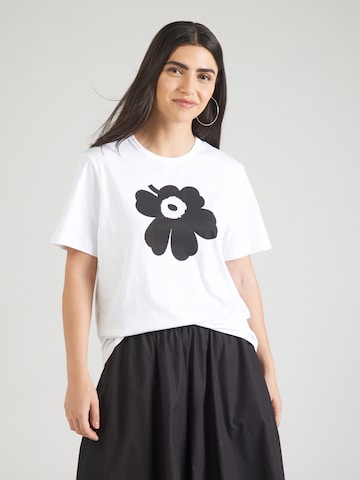 Marimekko - Camisa 'ERNA' em branco: frente