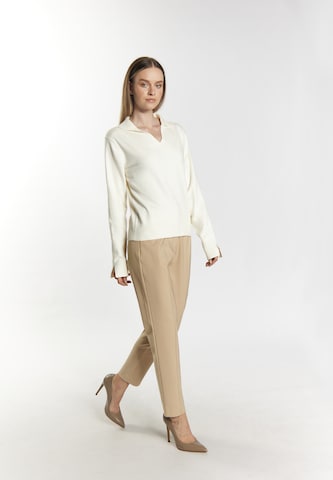 Pull-over DreiMaster Klassik en blanc