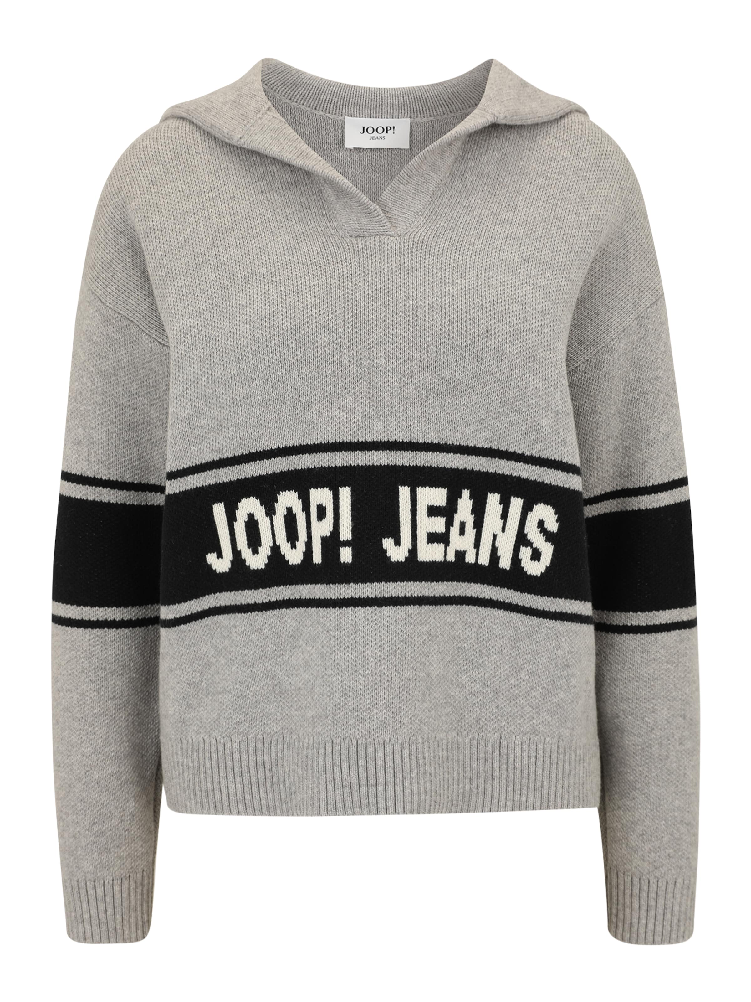 JOOP! Jeans Sweter 'Kilo' w kolorze szary: przód