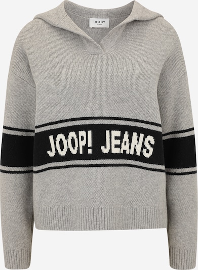 JOOP! Jeans Pulover 'Kilo' u siva melange / crna / bijela, Pregled proizvoda