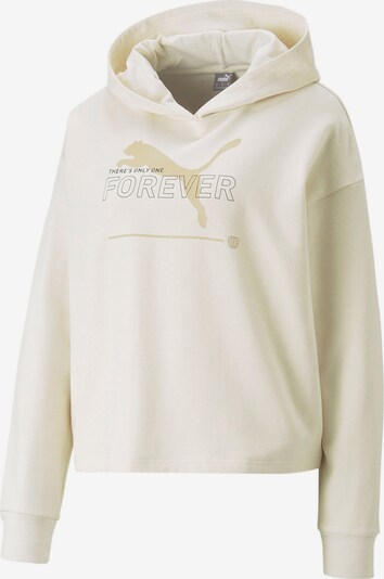 PUMA Sportief sweatshirt 'Ess Better' in de kleur Beige / Crème / Zwart, Productweergave