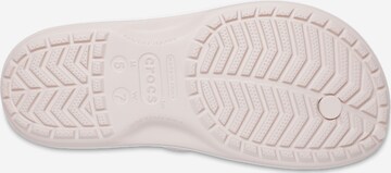 Crocs Σαγιονάρες διχαλωτές σε μπεζ: μπροστά