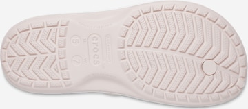 Crocs T-Bar Sandals in Beige: front
