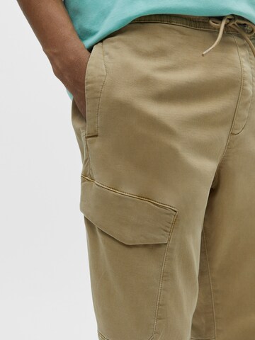 Regular Pantalon cargo Pull&Bear en beige