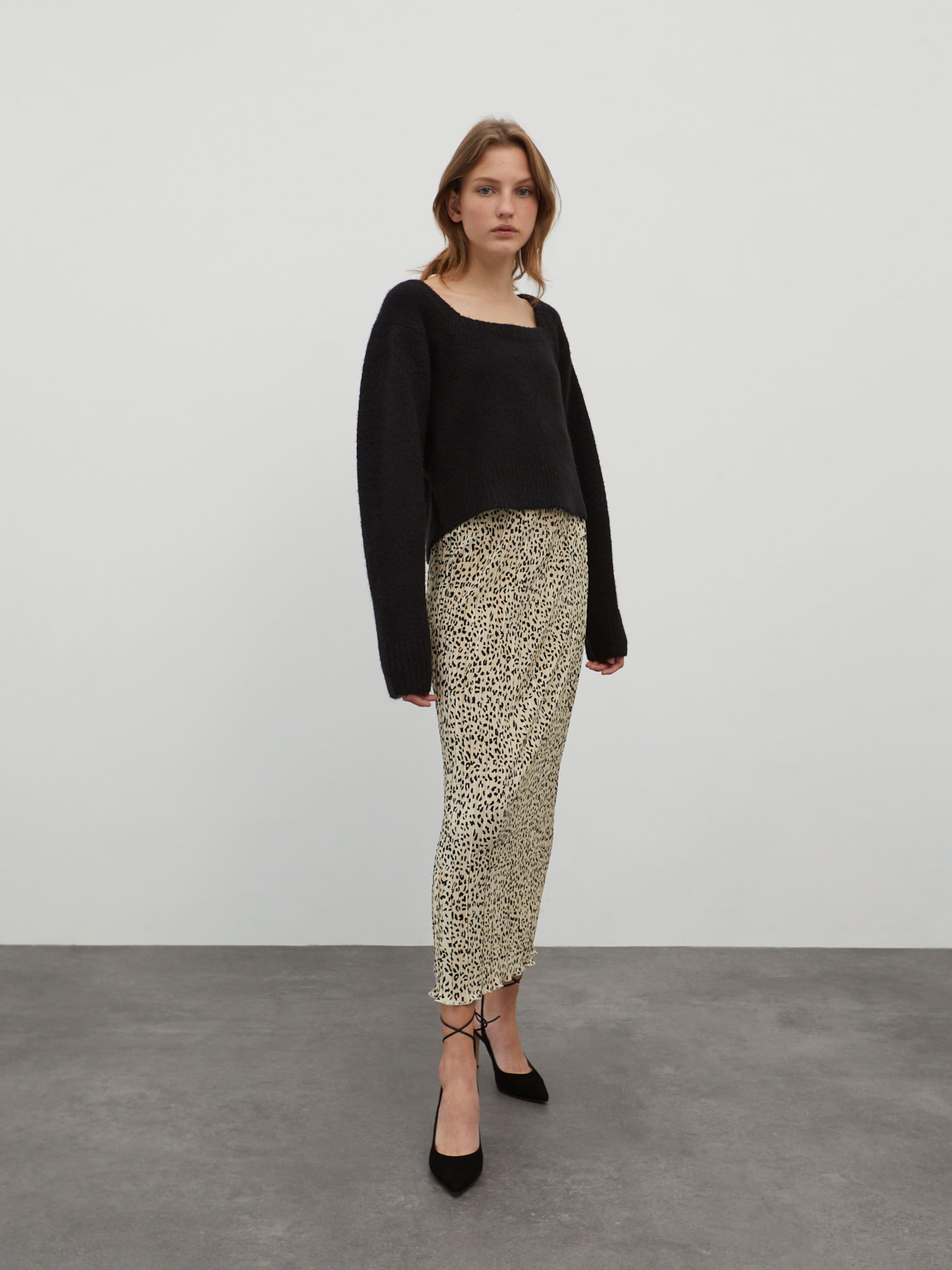 EDITED Produits Pull-over 'Regine' noir