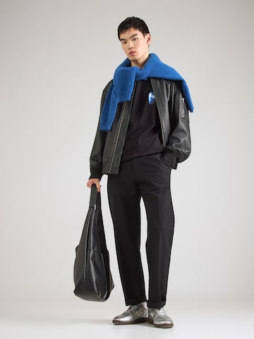 HUGO T-shirt 'Nalentinio' i svart