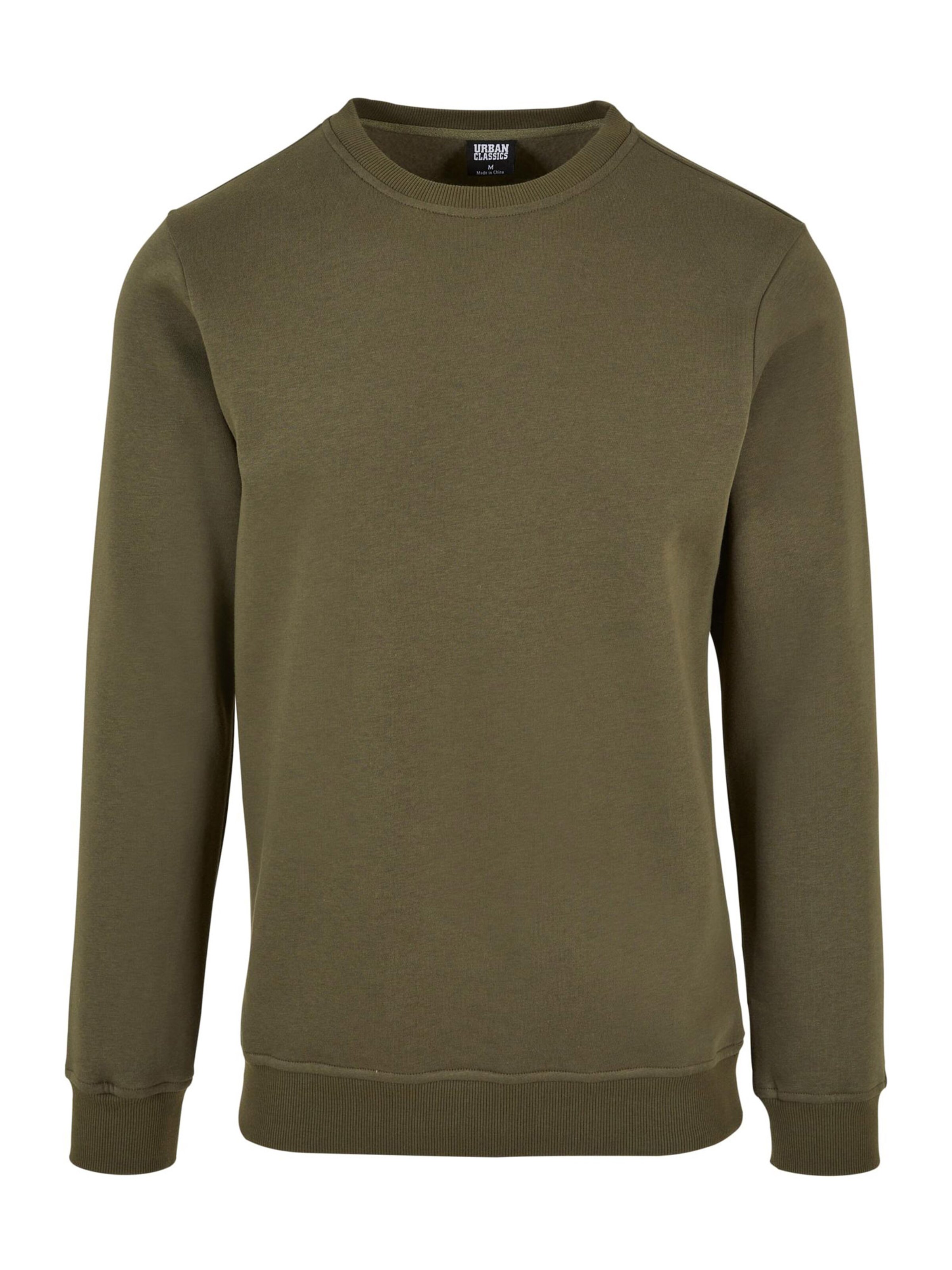 Urban Classics Sweatshirt in Green: front