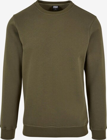 Urban Classics Sweatshirt in Green: front