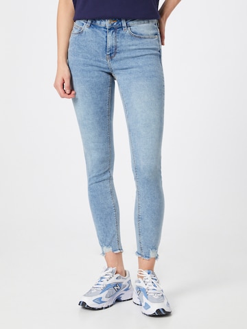 Noisy may Skinny Jeans in Blue: front