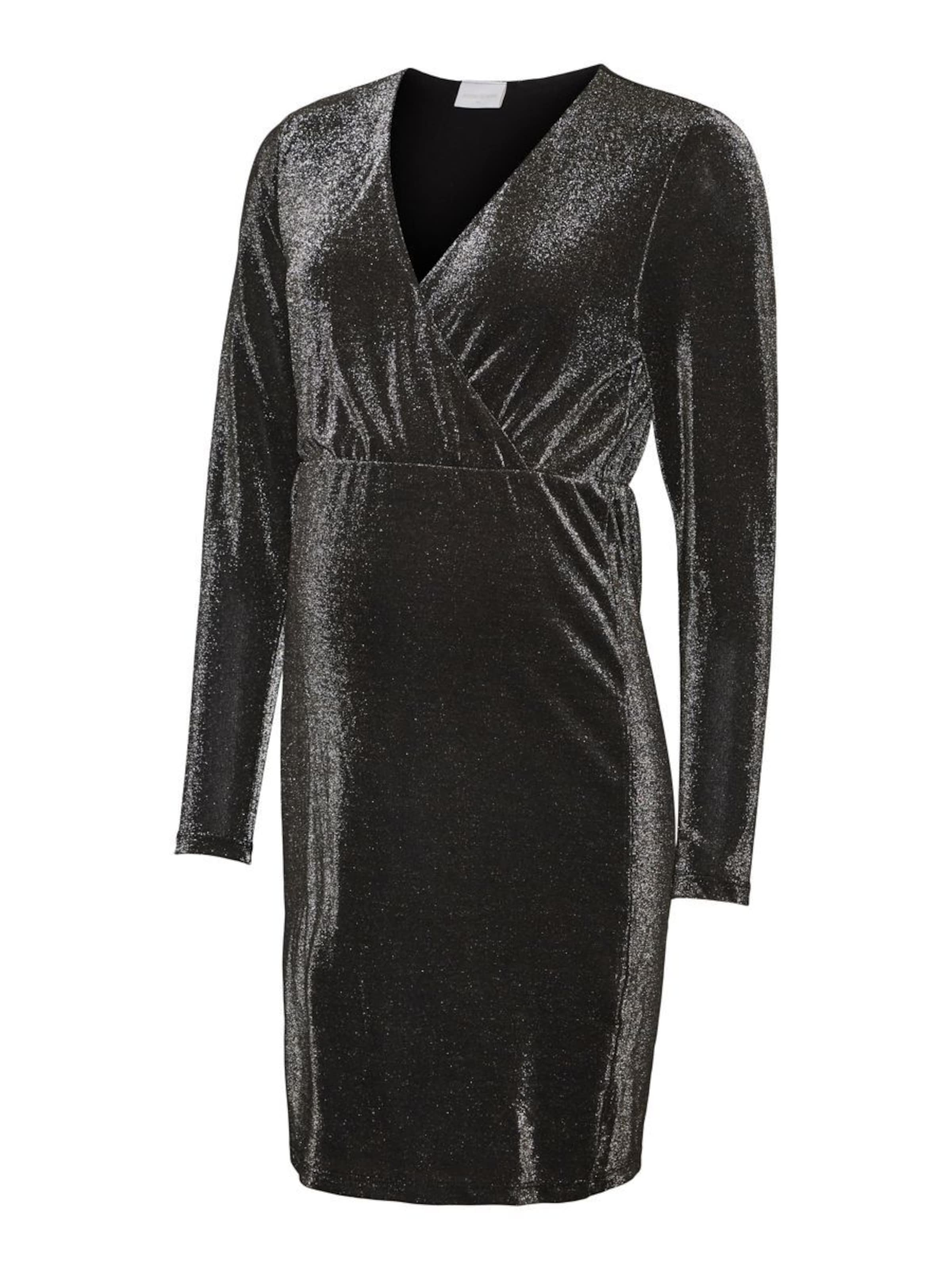 Robe MAMALICIOUS en noir : devant