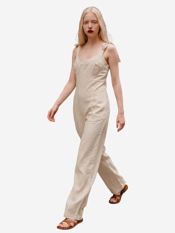 My fashion Jumpsuit in Beige: front