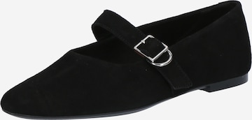 melns VAGABOND SHOEMAKERS Balerīnas ar siksniņu 'JOLIN': no priekšpuses