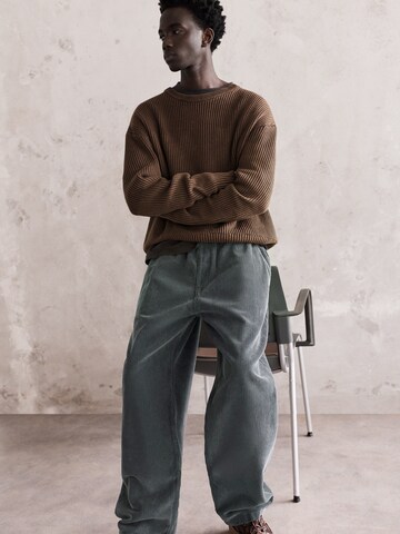 Pull&Bear Wide leg Pants in Grey