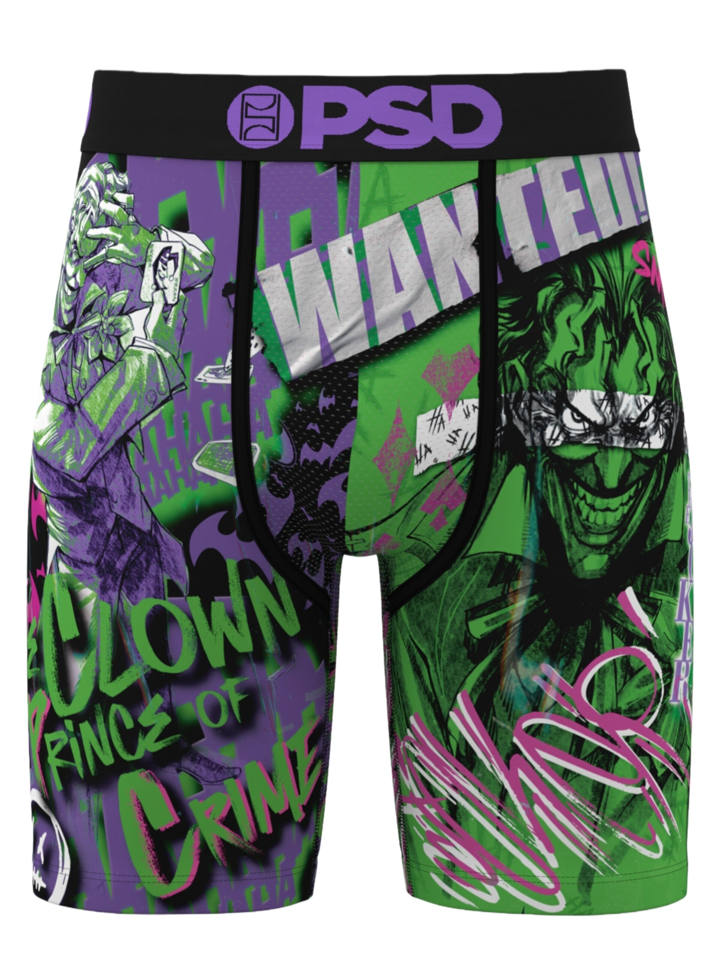 PSD Boxers 'JOKER WANTED' en mélange de couleurs, Vue avec produit