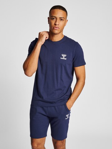 Hummel Performance shirt 'Icons' in Blue: front