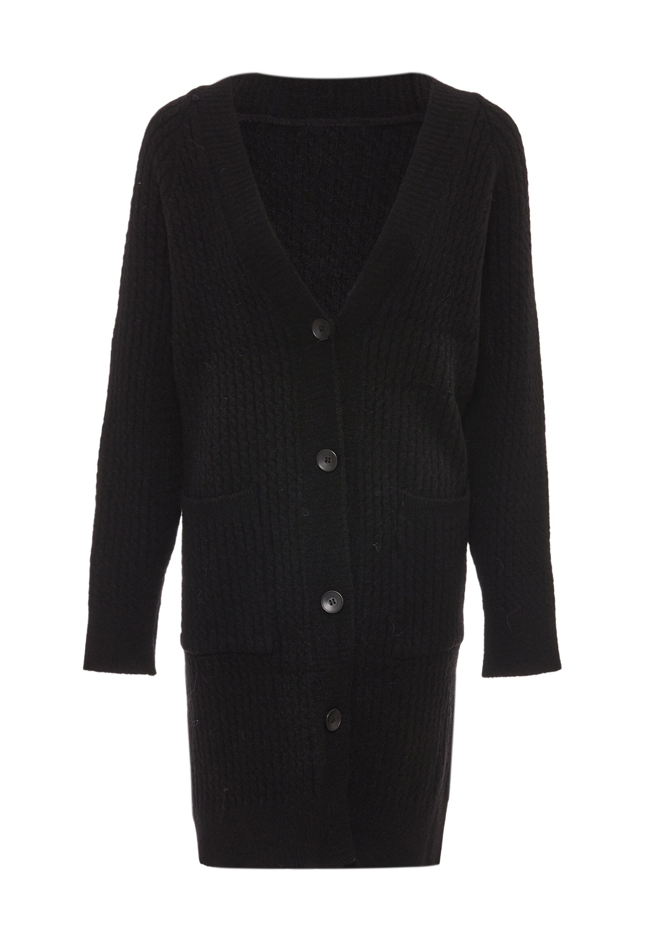 RISA Kardigán - Čierna: predná strana
