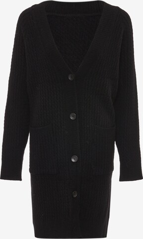 RISA Knit cardigan in Black: front