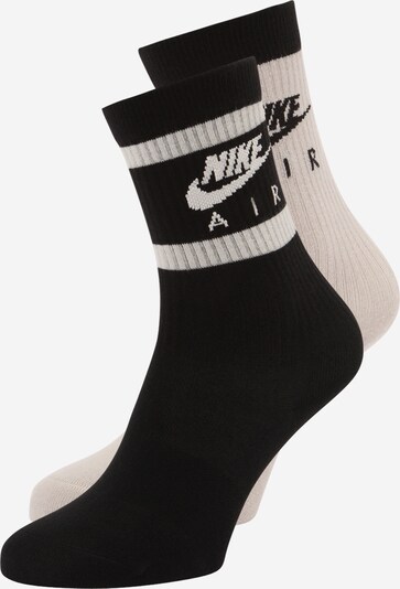 Nike Sportswear Αθλητικές κάλτσες 'Everyday Essential' σε γκρι / μαύρο / λευκό, Άποψη προϊόντος