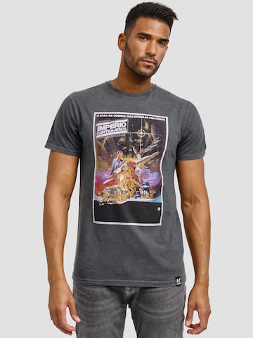 Maglietta 'Star Wars International Poster' di Recovered in grigio: frontale
