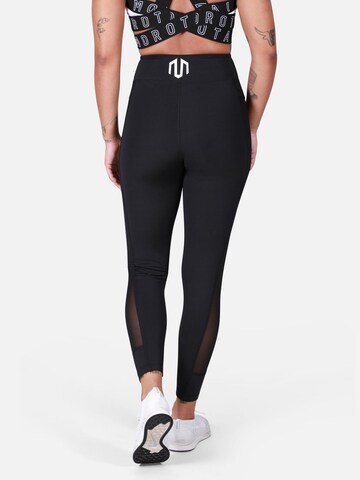 MOROTAI Skinny Sportbroek 'Frame' in Zwart