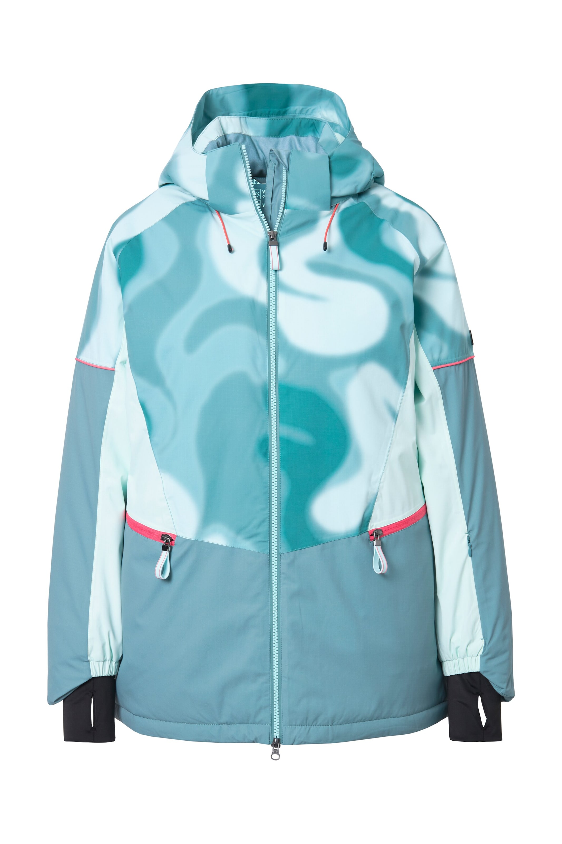 Veste de sport Ulla Popken en vert : devant