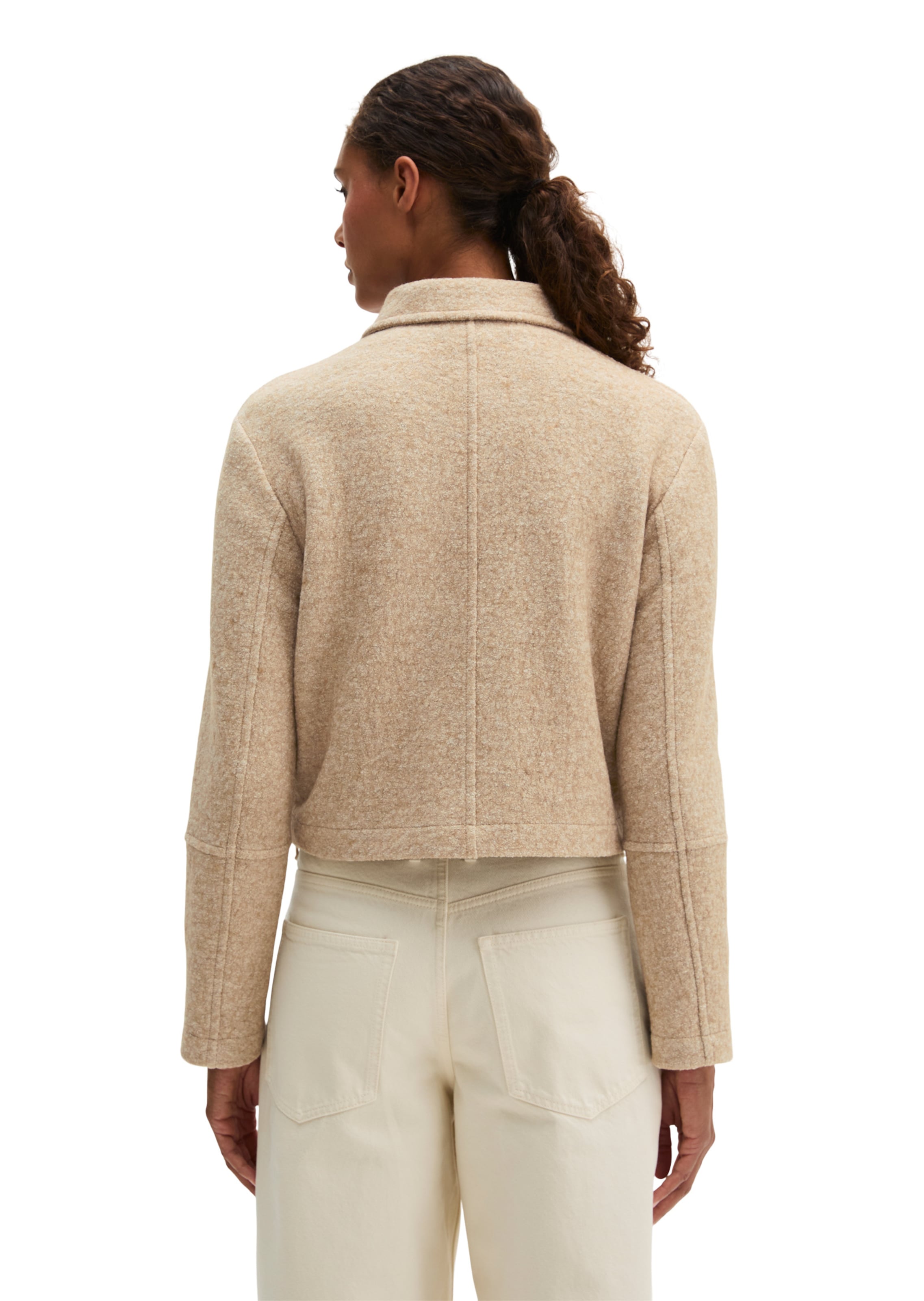 Veste mi-saison Marc O'Polo en beige : derrière
