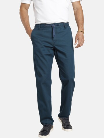 Regular Pantalon 'Vensil' Jan Vanderstorm en bleu : devant