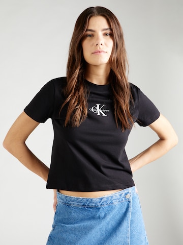 Calvin Klein Jeans - Camisa em preto: frente