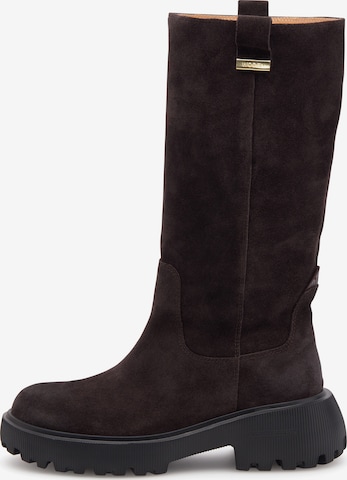 WODEN Laarzen in Bruin: voorkant