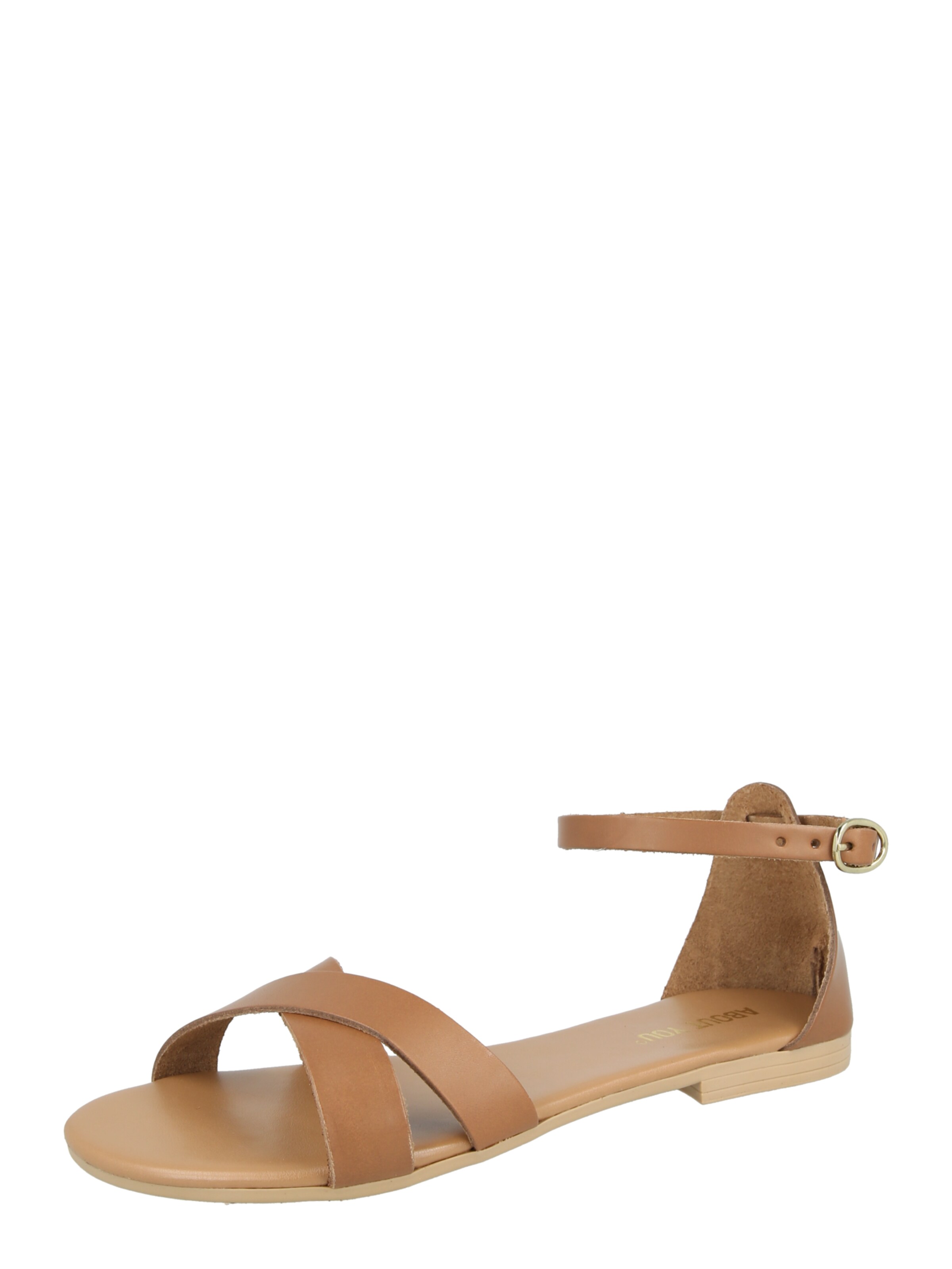 ABOUT YOU Szandálok 'Flora' - barna: elől