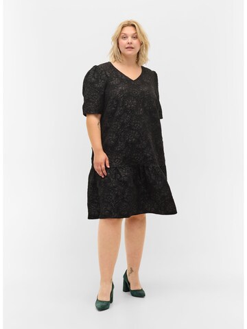 Zizzi Kleid 'Liza' in Schwarz