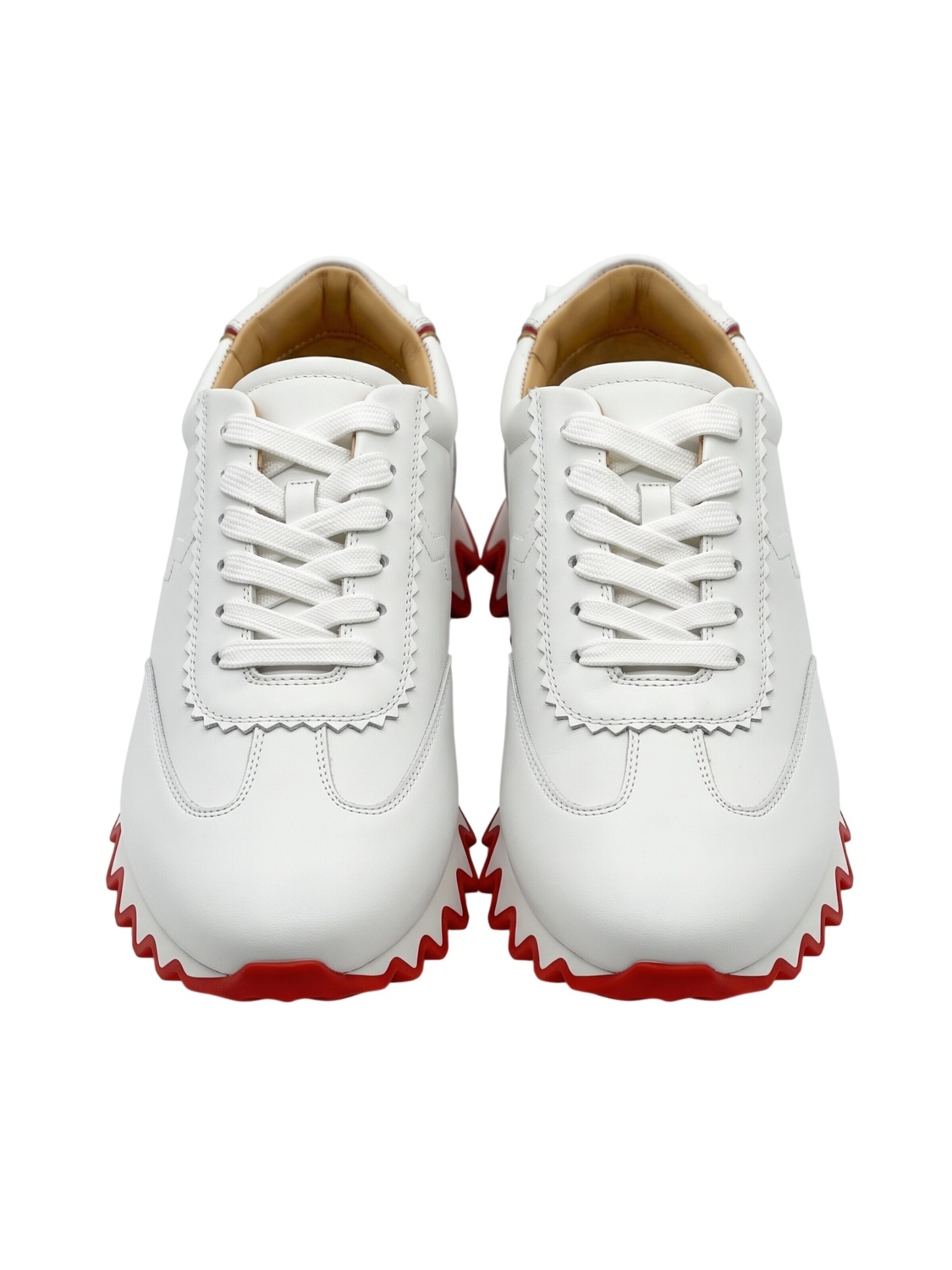 Christian Louboutin Sneakers laag 'Louboutin Sneakers Herren weiß rot' in Wit
