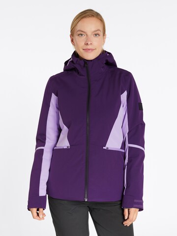 ZIENER Athletic Jacket 'TAIMI' in Purple: front