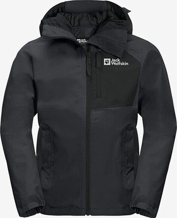 JACK WOLFSKIN Performance Jacket in Black: front