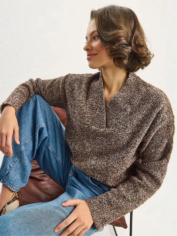 Bianco LucciPulover 'Pullover' - smeđa boja