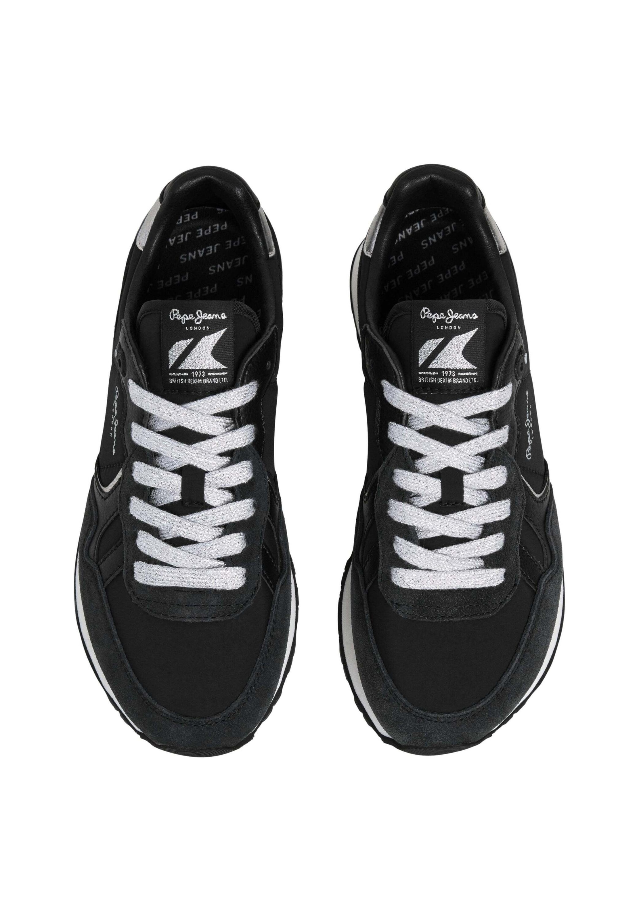Sneaker bassa 'Brit Elite' di Pepe Jeans in nero