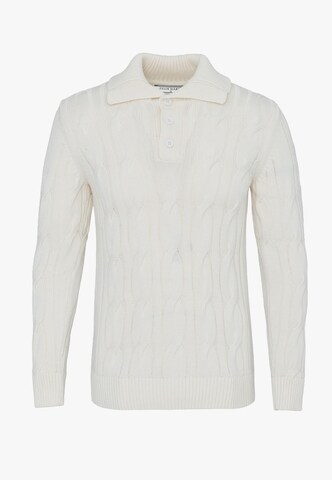 Felix Hardy Sweater in White: front