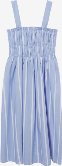 MANGO Kleid 'Vestido' in hellblau / weiß, Produktansicht