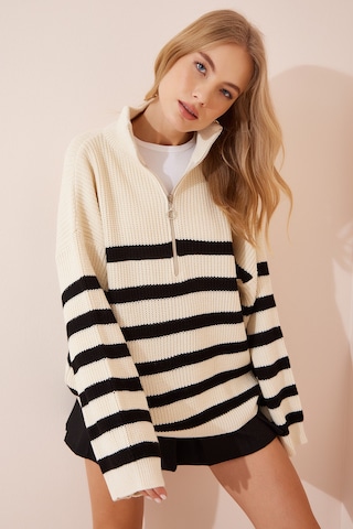 Happiness İstanbul Pullover i beige