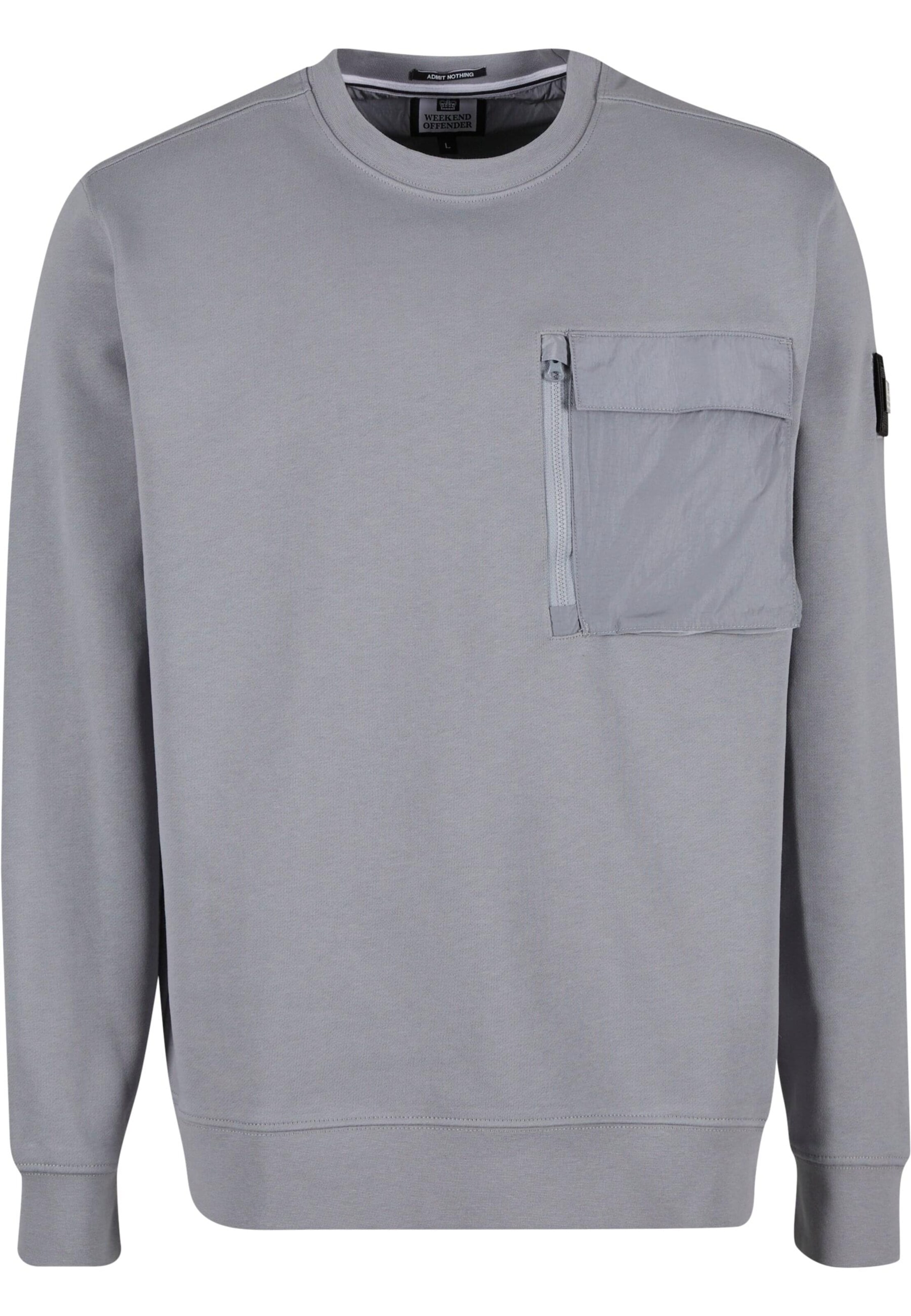 Weekend Offender Sweatshirt in Grijs: voorkant