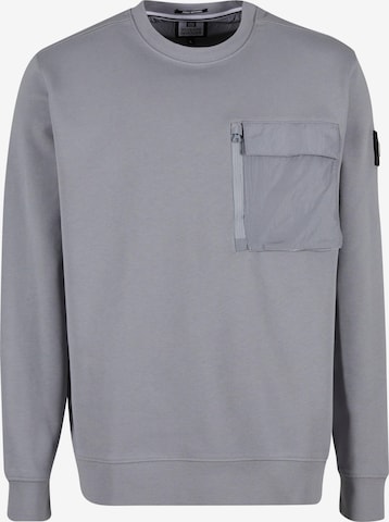 Sweat-shirt Weekend Offender en gris : devant