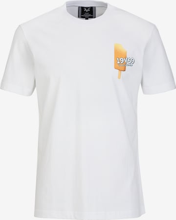 19V69 ITALIA Shirt 'RAFAEL' in Wit: voorkant