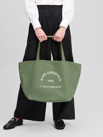 Karl Lagerfeld Torba shopper 'Rue St-Guillaume' w kolorze zielony