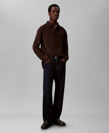 Coupe regular Chemise Calvin Klein en marron