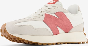 Baskets basses '327' new balance en beige : devant